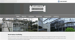 Desktop Screenshot of northharbourscaffolding.co.nz